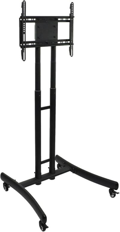 Luxor Adjustable Height Rolling TV Stand for 32inch to 70inch Screens3