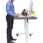 Luxor Adjustable Height Stand Up Desk with Crank Handle – 60 x 421