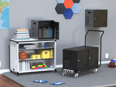 Luxor Dolly Handle for Modular Charging Cabinet System1