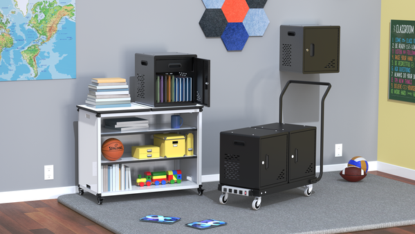 Luxor Dolly Handle for Modular Charging Cabinet System1