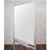 Luxor Double Sided Mobile Magnetic Glass Marker Board with Aluminum Frame and Stand – 30 x 401 Luxor Double Sided Mobile Magnetic Glass Marker Board with Aluminum Frame and Stand – 30 x 401