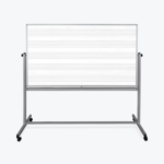 Luxor Mobile Double Sided Magnetic Whiteboard with Music Staff Lines, Stand and Marker Tray 72 x 40