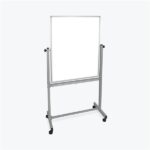 Luxor Mobile Double Sided Magnetic Whiteboard with Stand and Marker Tray 30 x 40