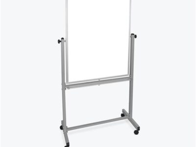 Luxor Mobile Double Sided Magnetic Whiteboard with Stand and Marker Tray 30 x 40
