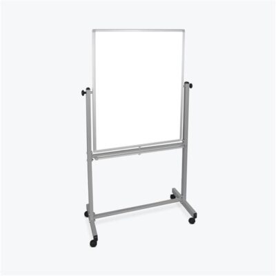 Luxor Mobile Double Sided Magnetic Whiteboard with Stand and Marker Tray 30 x 40