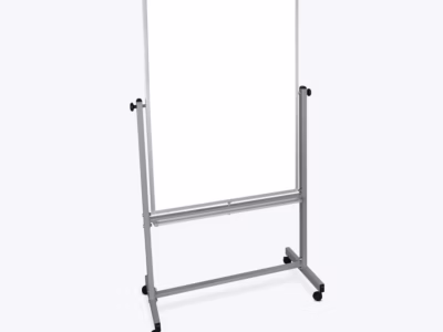 Luxor Mobile Double Sided Magnetic Whiteboard with Stand and Marker Tray 36 x 48