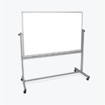 Luxor Mobile Double Sided Magnetic Whiteboard with Stand and Marker Tray 60 x 40
