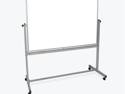 Luxor Mobile Double Sided Magnetic Whiteboard with Stand and Marker Tray 60 x 40