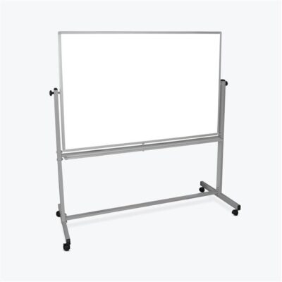 Luxor Mobile Double Sided Magnetic Whiteboard with Stand and Marker Tray 60 x 40