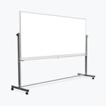 Luxor Mobile Double Sided Magnetic Whiteboard with Stand and Marker Tray 96 x 40