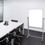 Luxor Mobile Double Sided Magnetic Whiteboard with Stand and Marker Tray – 30 x 40