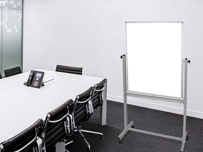 Luxor Mobile Double Sided Magnetic Whiteboard with Stand and Marker Tray – 30 x 40