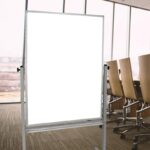 Luxor Mobile Double Sided Magnetic Whiteboard with Stand and Marker Tray – 36 x 48