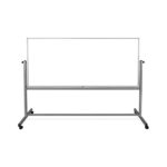 Luxor Mobile Double Sided Magnetic Whiteboard with Stand and Marker Tray – 96 x 40