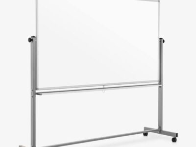Luxor Mobile Double Sided Porcelain Whiteboard with Stand & Marker Tray 72 x 40