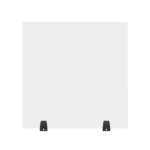 Luxor Reclaim Free standing Tabletop Desk Divider Acrylic Sneeze Guard 24 x 24