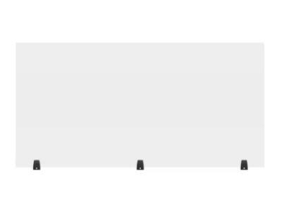 Luxor Reclaim Free standing Tabletop Desk Divider Acrylic Sneeze Guard 60 x 30