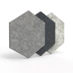 Luxor Reclaim Stick On Fabric Covered Acoustic Panel 12 pack Grey