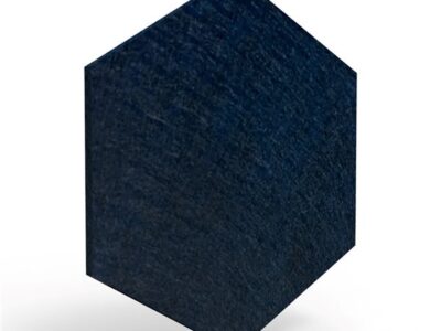 Luxor Reclaim Stick On Fabric Covered Acoustic Panel 6 pack Midnight Blue