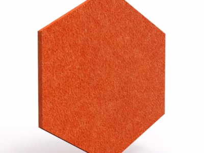 Luxor Reclaim Panneau acoustique recouvert de tissu 6 packs Orange