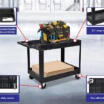 Luxor Two Shelf Heavy Duty Utility cart2
