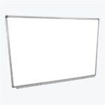 Luxor Wall Mounted Magnetic Whiteboard with Aluminum Frame and Marker Tray 48 x 36