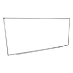 Luxor Wall Mounted Magnetic Whiteboard with Aluminum Frame and Marker Tray 96 x 40
