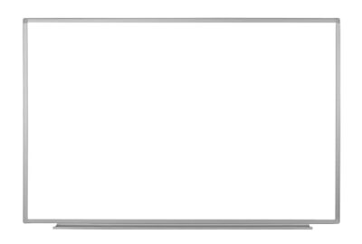 Tableau blanc magnétique Luxor mural avec cadre en aluminium et plateau à marqueurs – 60 x 40