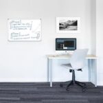Luxor Wall Mounted Porcelain Whiteboard with Marker Tray – 72 x 40