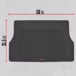 Motor Trend Heavy Duty Premium Universal Rubber Cargo Mat for Trunk