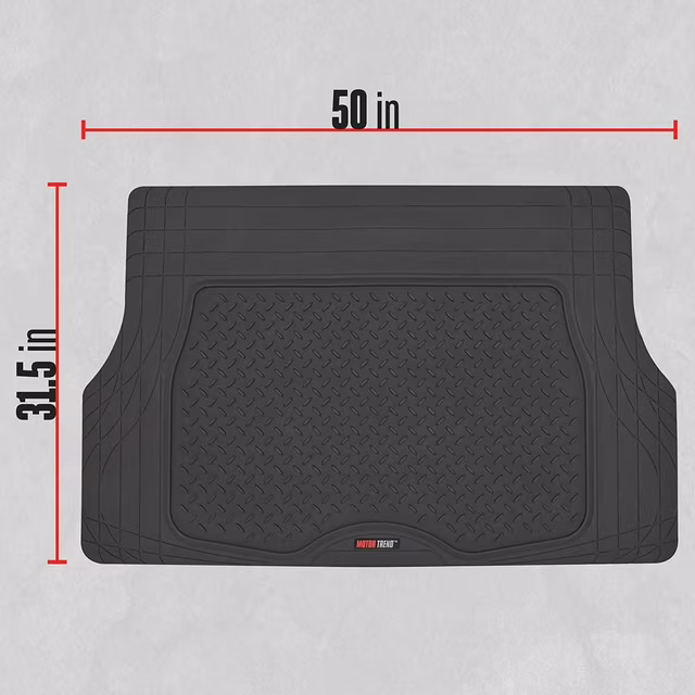 Motor Trend Heavy Duty Premium Universal Rubber Cargo Mat for Trunk