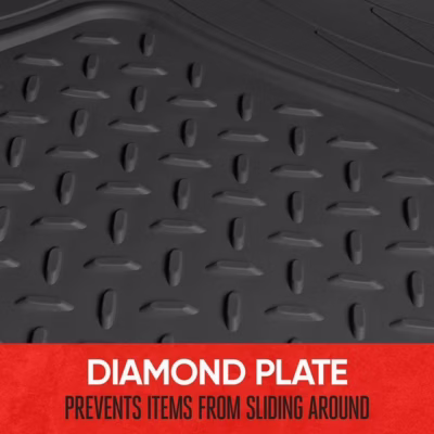 Motor Trend Heavy Duty Premium Universal Rubber Cargo Mat for Trunk