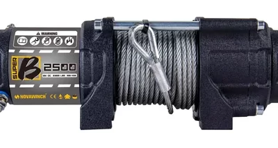 Novawinch Super B 2,500lb Winch, 12v Wire Rope