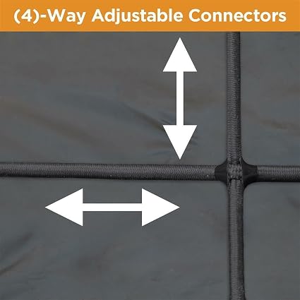 Rightline Gear Weatherproof Truck Bed Cargo Net with Built in Tarp – 10′ x 8′5 Rightline Gear Weatherproof Truck Bed Cargo Net with Built in Tarp – 10′ x 8′5