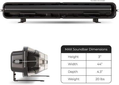 Storm Shell Outdoor Sound Bar Enclosure