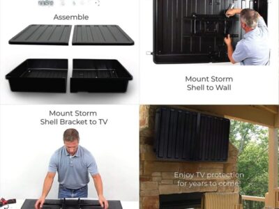Storm Shell Outdoor TV Enclosure for 45inch 55inch Screens