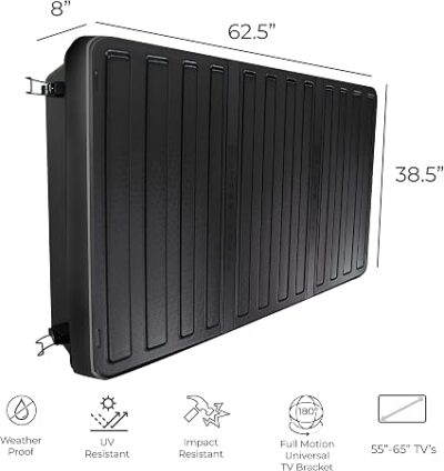 Storm Shell Outdoor TV Enclosure for 56inch – 65inch Screens3