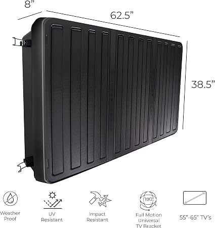 Storm Shell Outdoor TV Enclosure for 56inch – 65inch Screens3