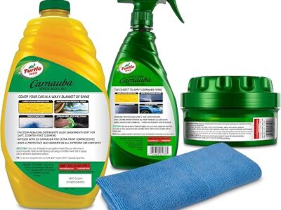 Turtle Wax 4 piece Carnauba Wash & Wax Kit