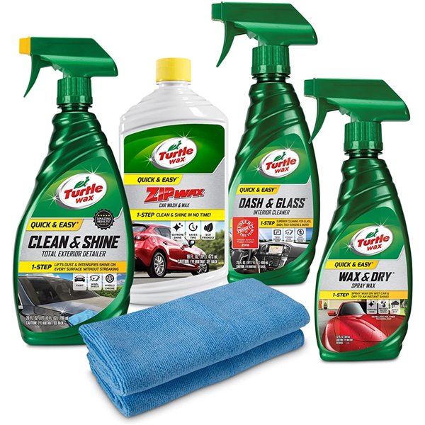 Kit de lavage et de cirage au carnauba 4 pièces de Turtle Wax
