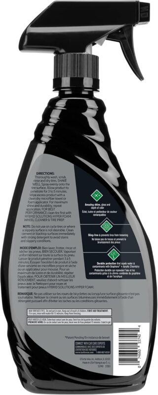 Turtle Wax Hybrid Solutions Graphene Acrylic Tire Shine Spray Coating Turtle Wax Hybrid Solutions Graphene Acrylic Tire Shine Spray Coating