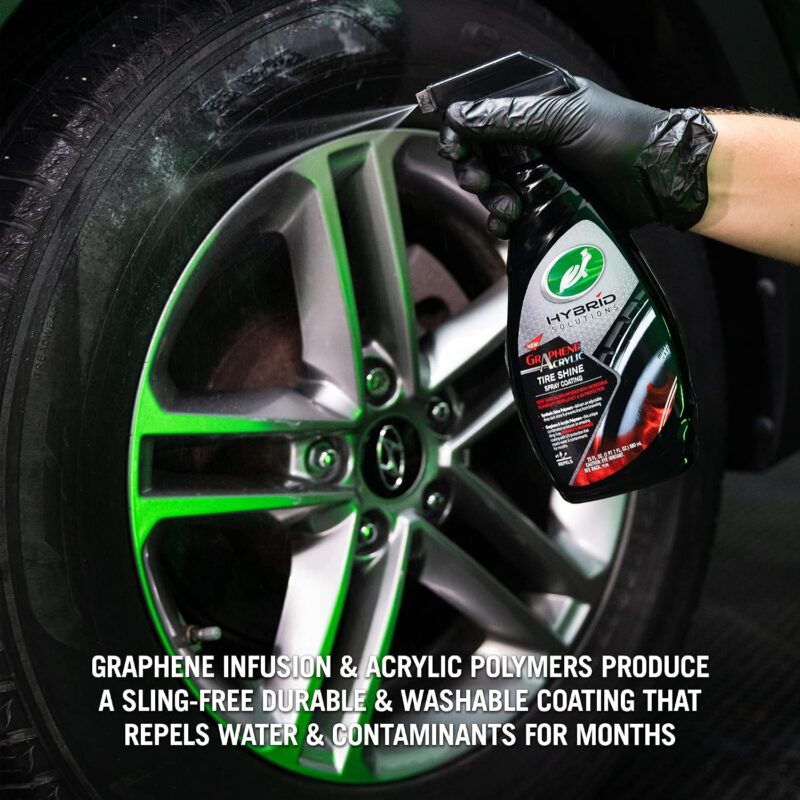 Turtle Wax Hybrid Solutions Graphene Acrylic Tire Shine Spray Coating1