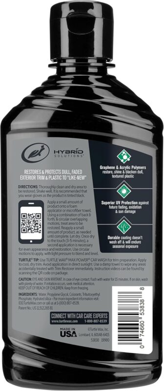 Turtle Wax Hybrid Solutions Graphene Acrylic Trim Restorer5