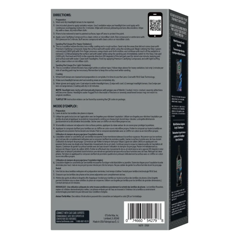 Turtle Wax Hybrid Solutions Headlight Restoration Kit3