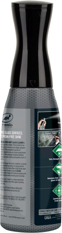 Turtle Wax Hybrid Solutions Streak Free Glass Cleaner Mist Spray