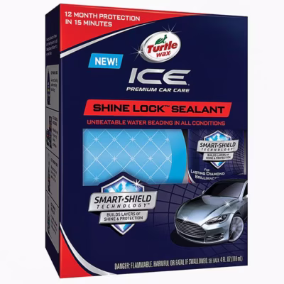 Turtle Wax ICE Spray Wax with Smart Shield Technology – 591ml