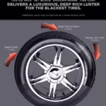 Turtle Wax Jet Black Endura Shine Tire Coat Kit