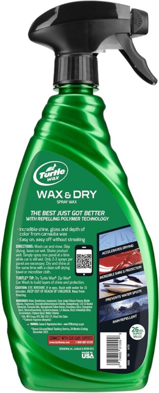 Turtle Wax Quick & Easy Wax & Dry Spray Wax