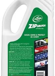 Turtle Wax Zip Wax Nettoyant et Cire pour Voiture – 1,18L