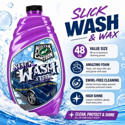 Turtle Wax x Mr. Cartoon Slick Wash & Wax5